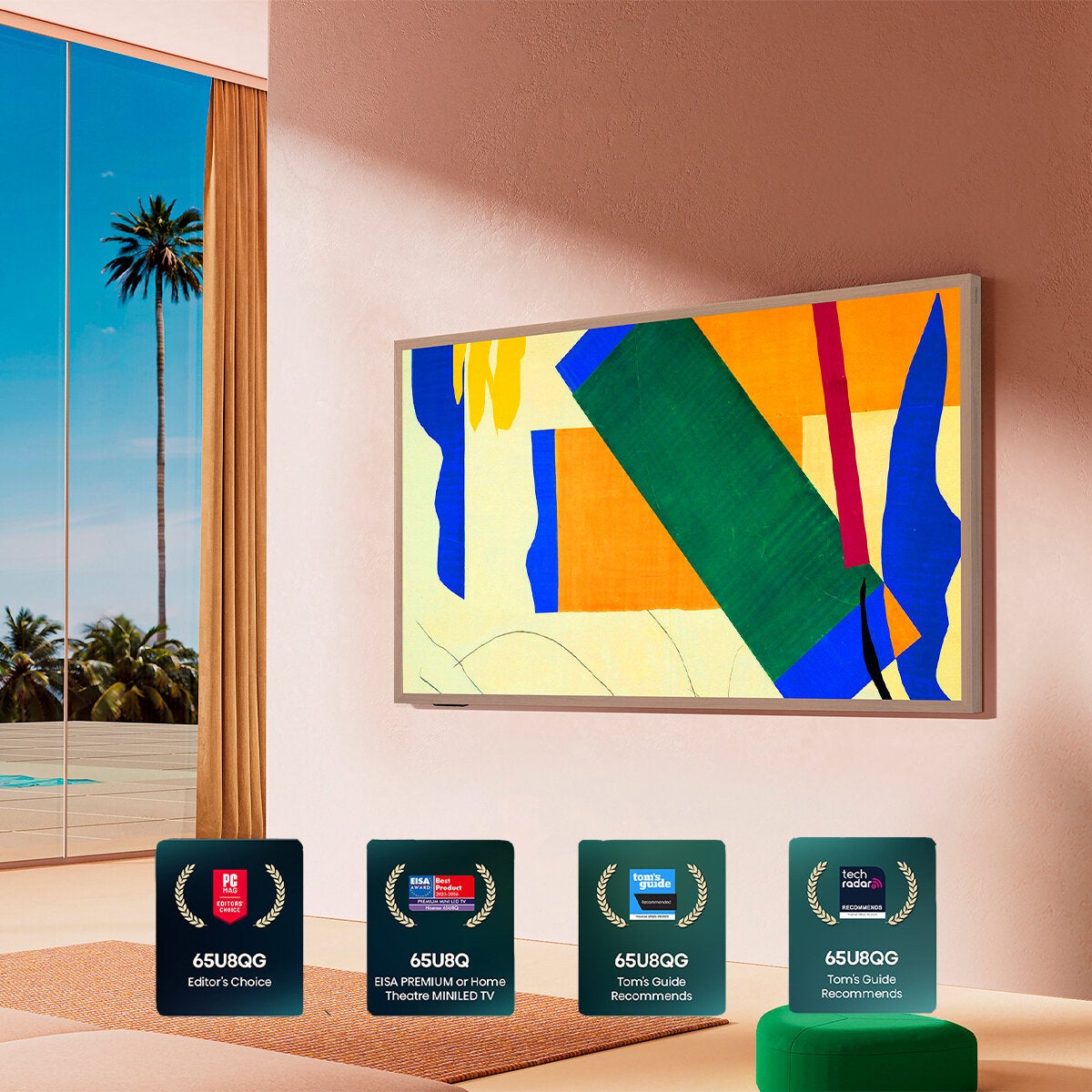 Hisense Pantalla 65" QLED 4K Canvas Google TV 65S7N Hisense Pantalla 65" QLED 4K Canvas Google TV 65S7N
