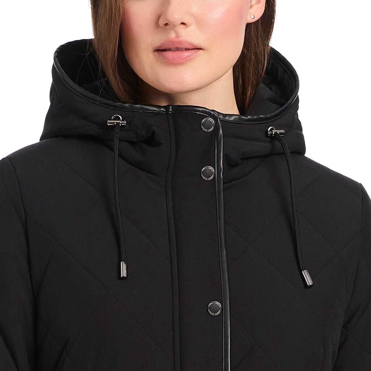 Vince Camuto Chamarra para Dama Negro Extra Grande