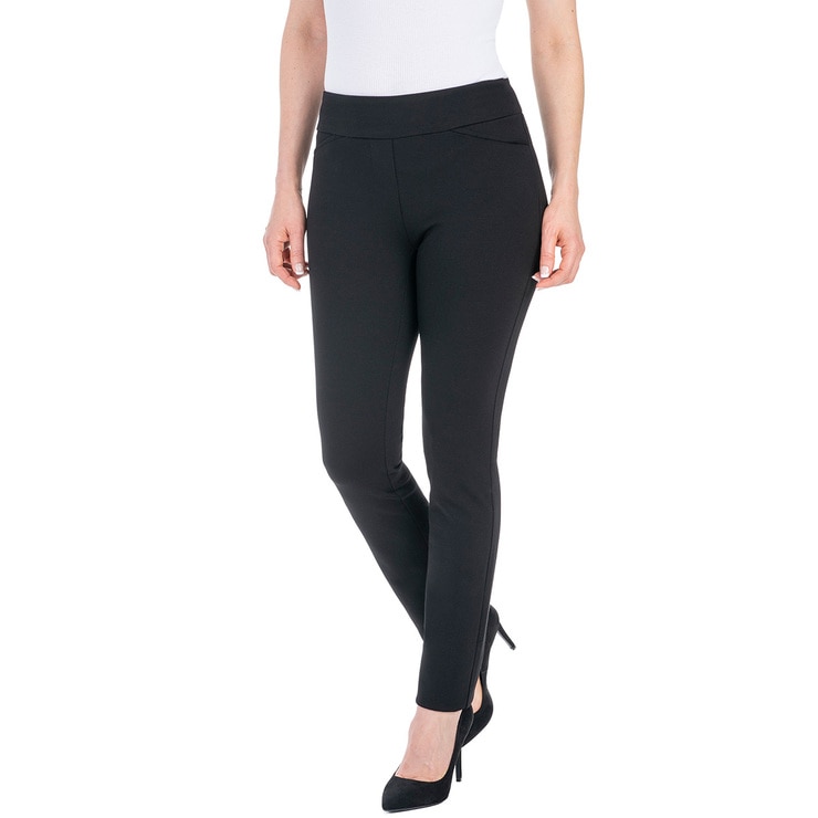 Dalia, Pantalón con Cintura Elástica para Dama, Negro, Extra Grande