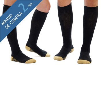 Copper Socks, Calcetines Largos para Diabéticos (3 pares)