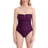 DKNY Traje de Baño para Dama Morado Extra Chica