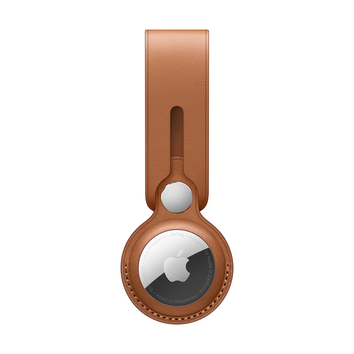 Apple Correa de piel para el AirTag Café cuero