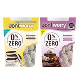 Don't Worry Merengues Avellana y Cookies & Cream 2 pzas