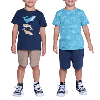 Pekkle Conjunto 4 piezas para Niños o Niñas Varias Tallas y Colores