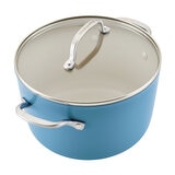 KitchenAid Juego de Bateria de Cocina Anodizada 10 piezas Color Azul