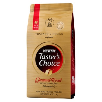 Taster's Choice Café Café Tostado y Molido 1 Kg