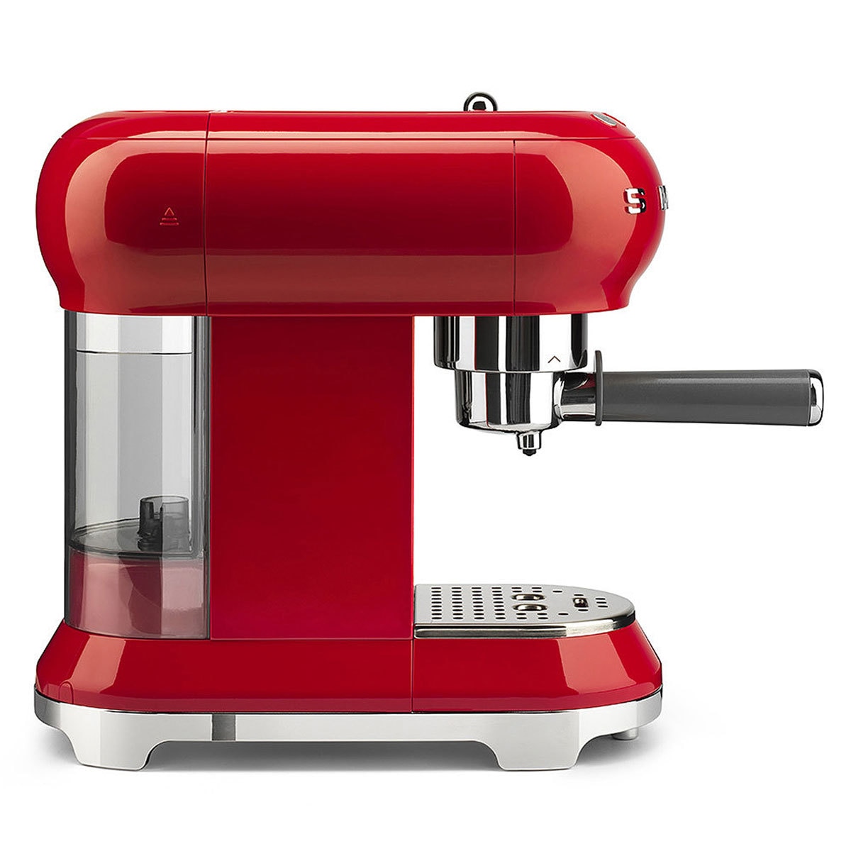 Smeg, máquina de café espresso, rojo