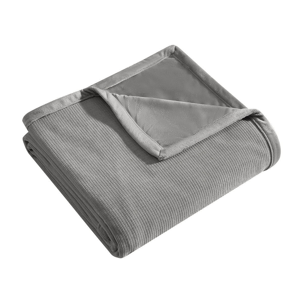 Jennifer Adams Manta Afelpada 152 cm x 177 cm Gris