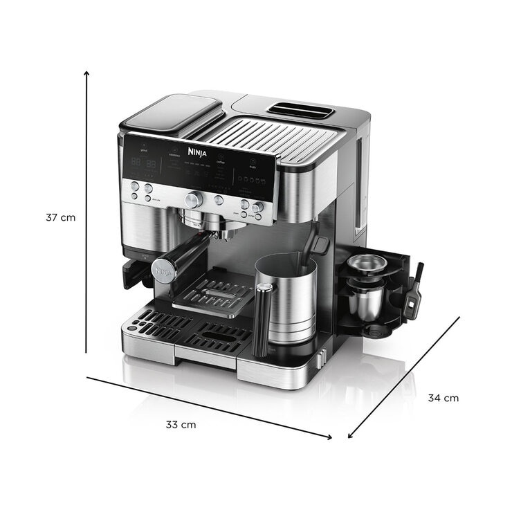 Ninja Cafetera Luxe 3 en 1, Espresso, Café y Cold Brew