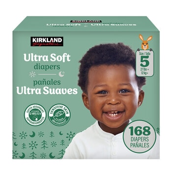 Kirkland Signature Pañales Etapa 5 Unisex 168 pzas