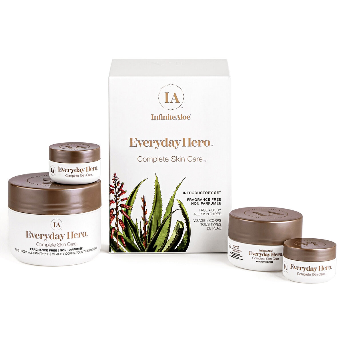 Infinite Aloe, Every Day Hero, Kit Cuidado de la Piel, con o sin, Sin Fragancia