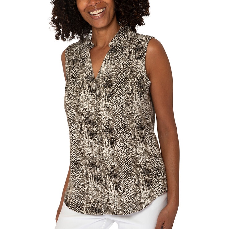 Mario Serrani Italy Blusa para Dama Café Grande