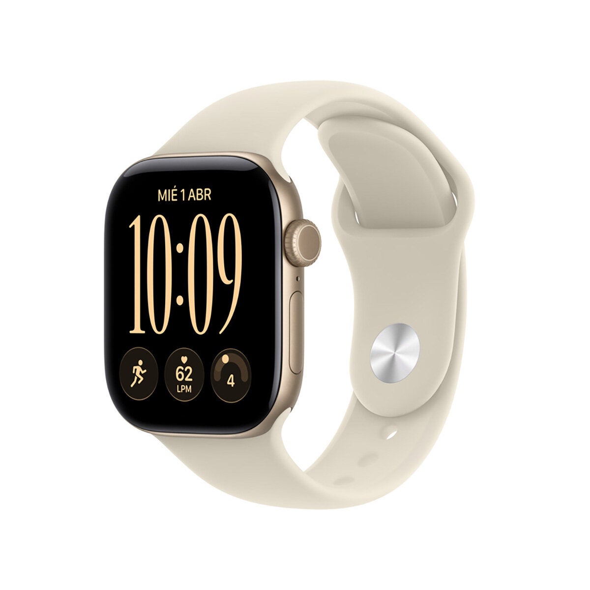 Apple Watch Series 12 (GPS) 42mm Aluminio Oro Claro + Correa Deportiva Arena - Talla S/M Apple Watch Series 12 (GPS) 42mm Aluminio Oro Claro + Correa Deportiva Arena - Talla S/M