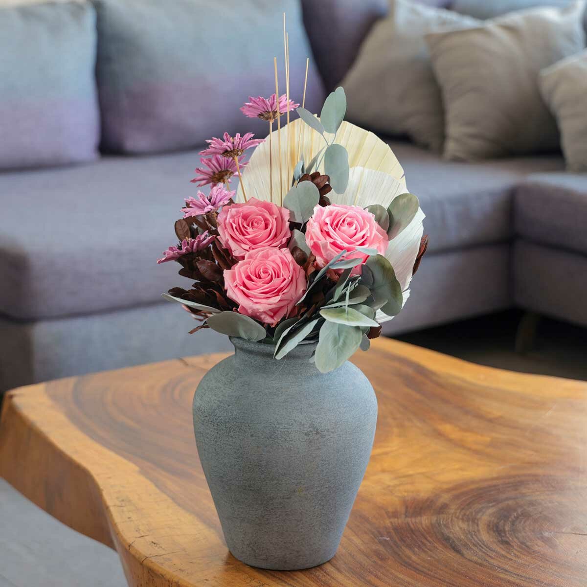 Daysa, Arreglo Floral Preservado de Rosas y Follajes