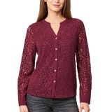 Cable and Gauge Blusa para Dama Rojo Extra Chica