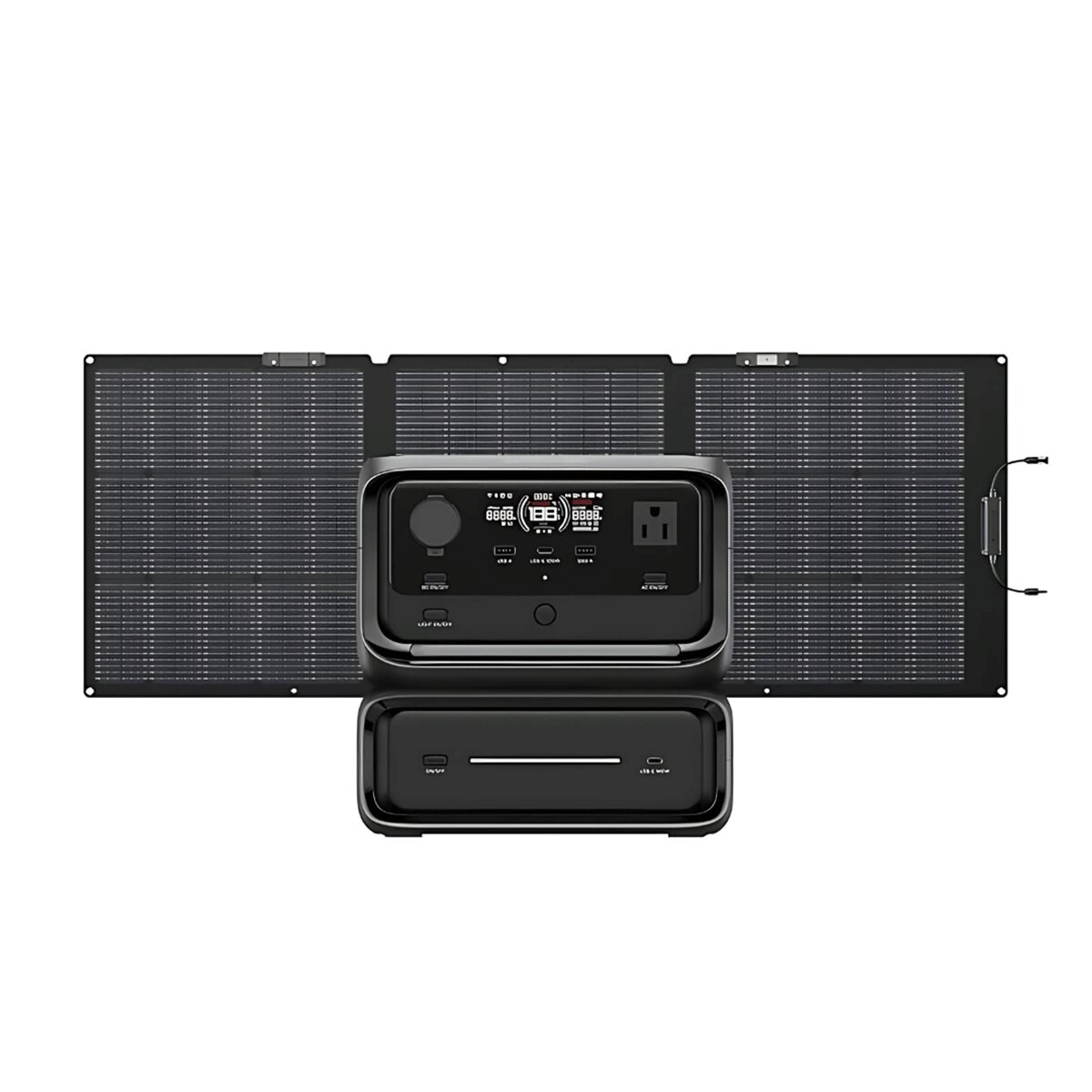 EcoFlow, Estación de Energía Portátil River 3 Max + Panel Solar 160W
