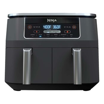 Horno de mesa eléctrico Ninja Foodi DT201 10 en 1 plata, sin