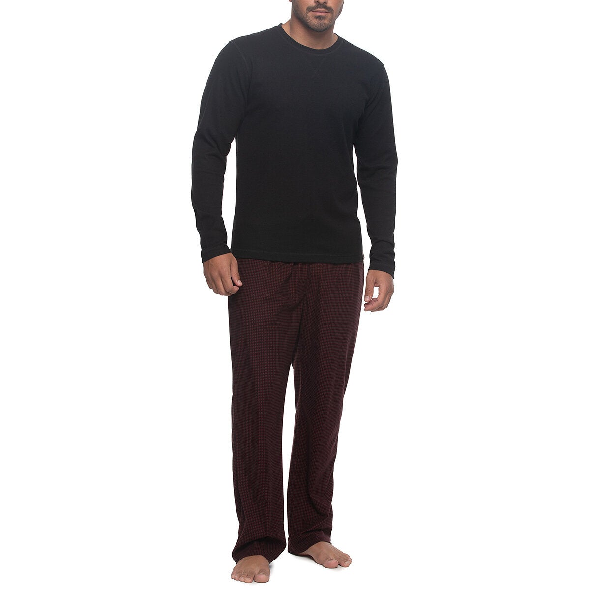 Buffalo David Bitton Pijama para Caballero Rojo Extra Grande
