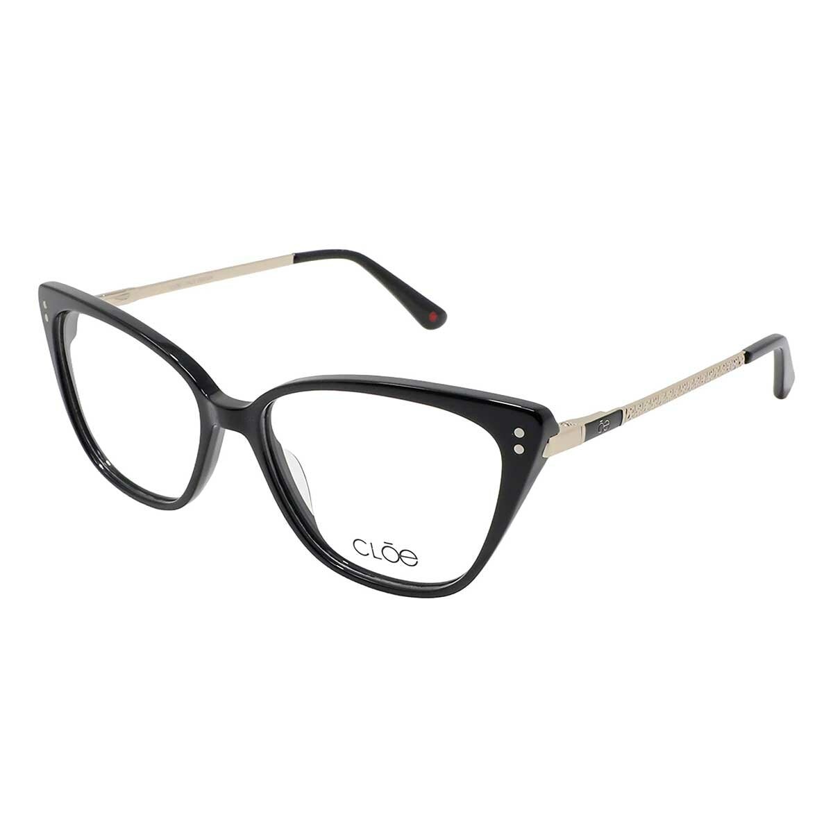 Cloe CLE.61396.0BLK.55 Armazón Oftálmico + Clip Solar Polarizado