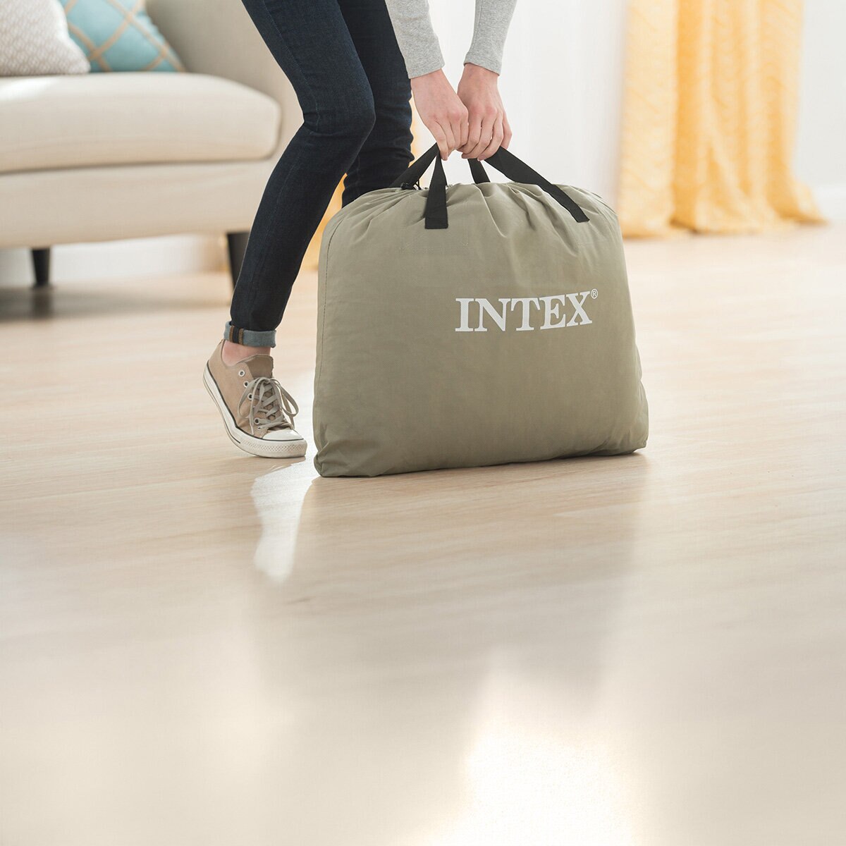 Intex Colchón Inflable Queen Size