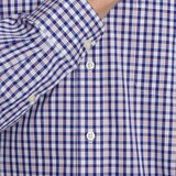 Kirkland Signature Camisa de vestir para Caballero Azul Cuello 18 Manga 34/35