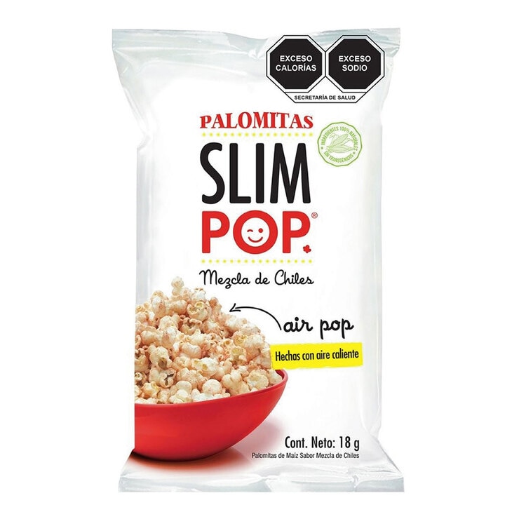 Slim Pop Palomitas Surtidas 20 pzas de 18 g y 4 pzas de 25 g