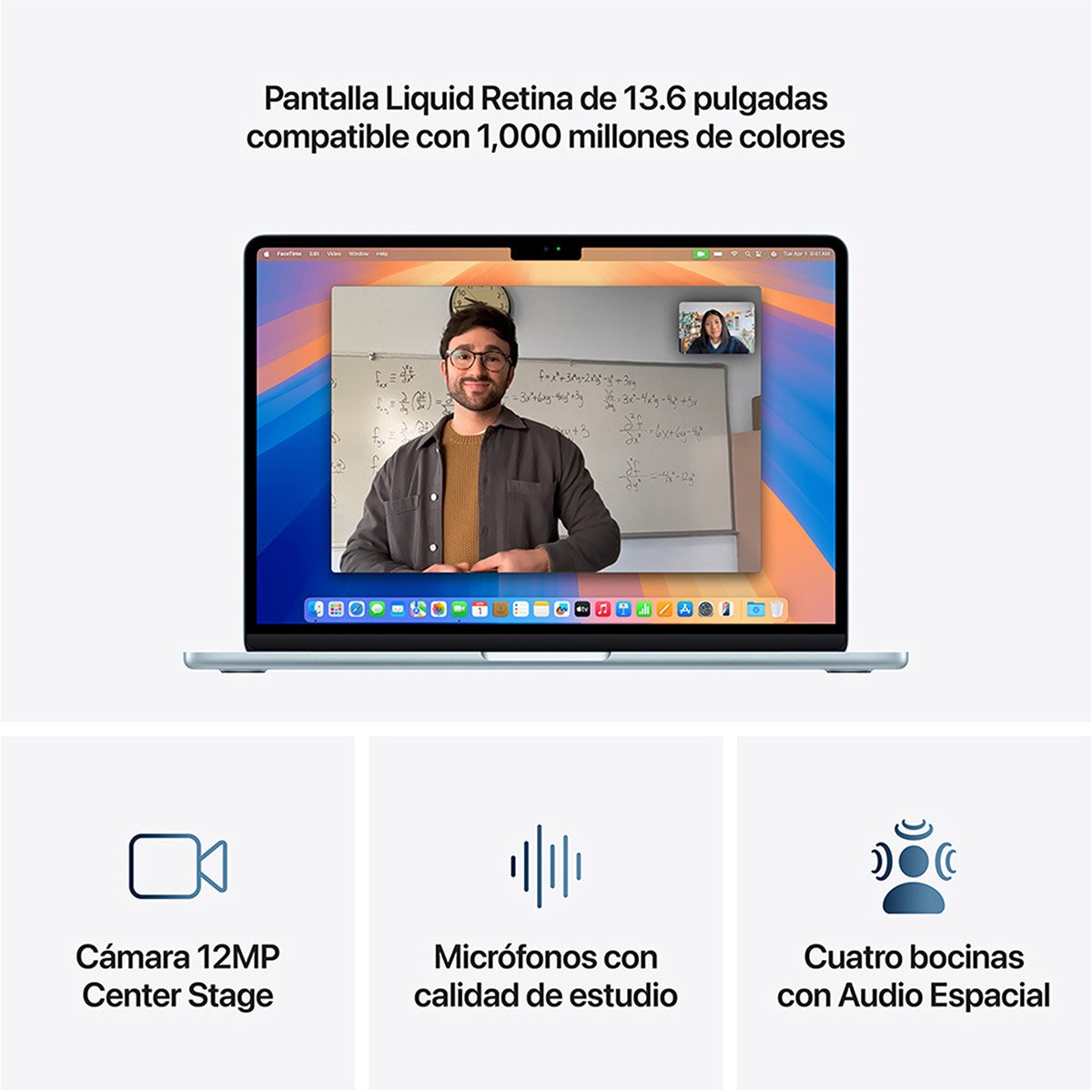 Apple MacBook Air 13" Chip M4 256GB Azul Cielo