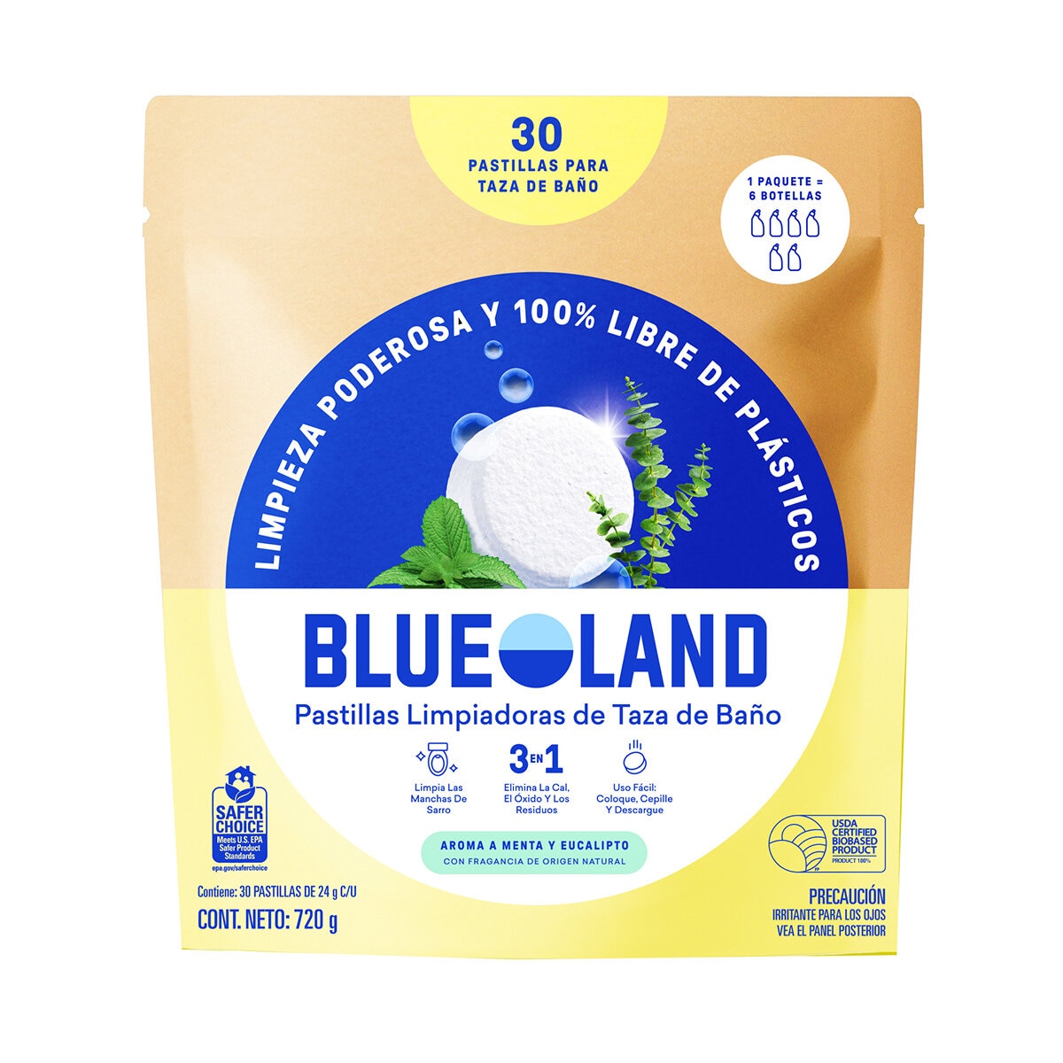 Blueland Pastillas Limpiadoras de Inodoro 720 g