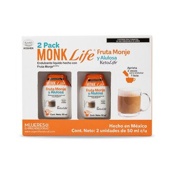 Monk Life Endulzante Líquido con Fruta del Monje 2/50 ml Monk Life Endulzante Líquido con Fruta del Monje 2/50 ml