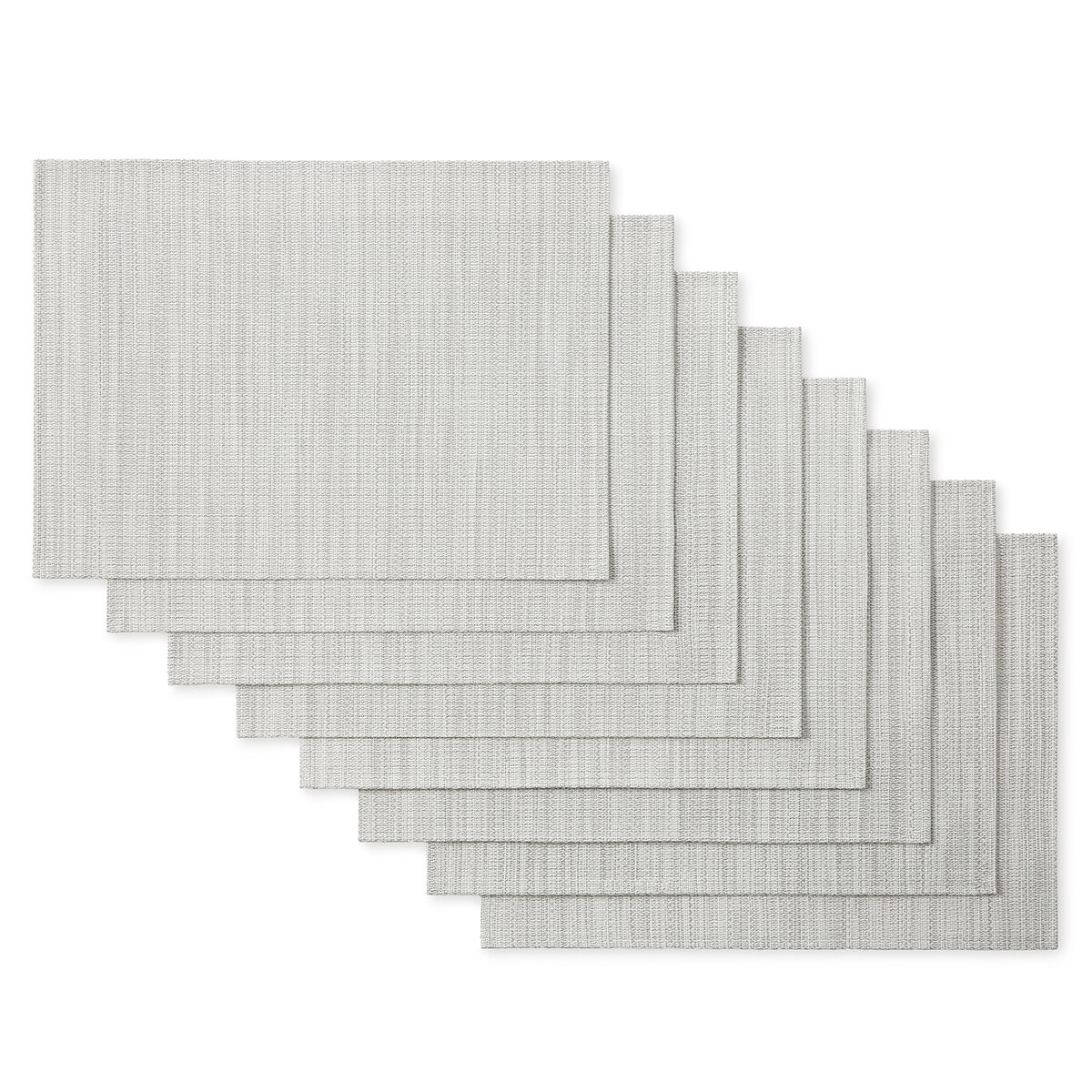 Town & Country Living, Juego de 8 Manteles Individuales, Blanco