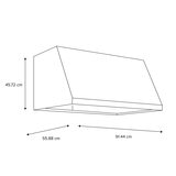 Café Campana Profesional 90cm Color Negro