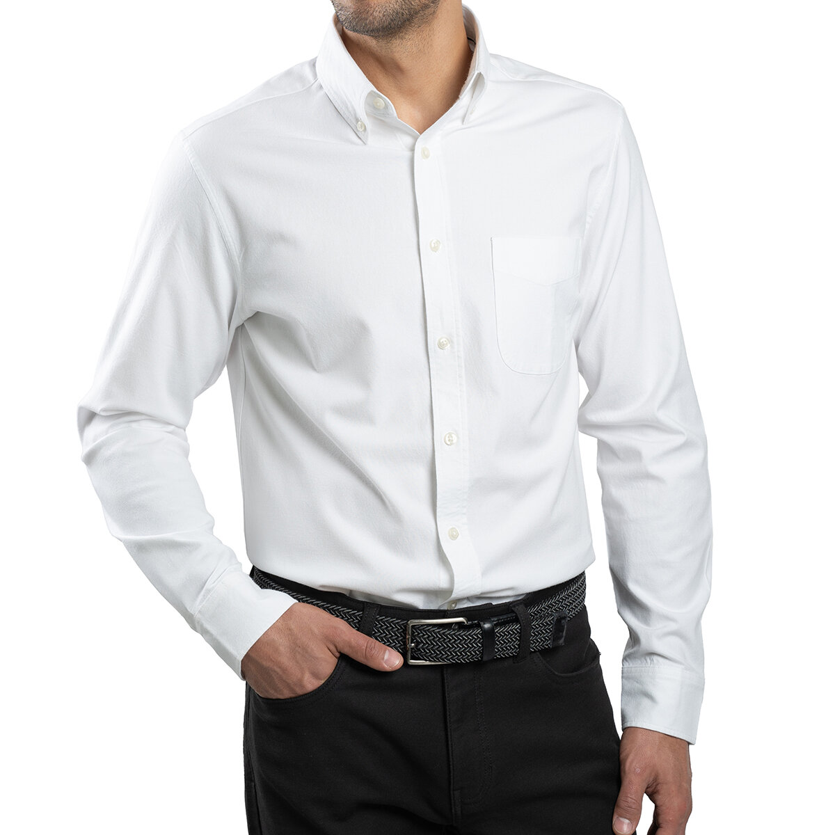 Jachs Camisa para Caballero Blanco Mediana Jachs Camisa para Caballero Blanco Mediana