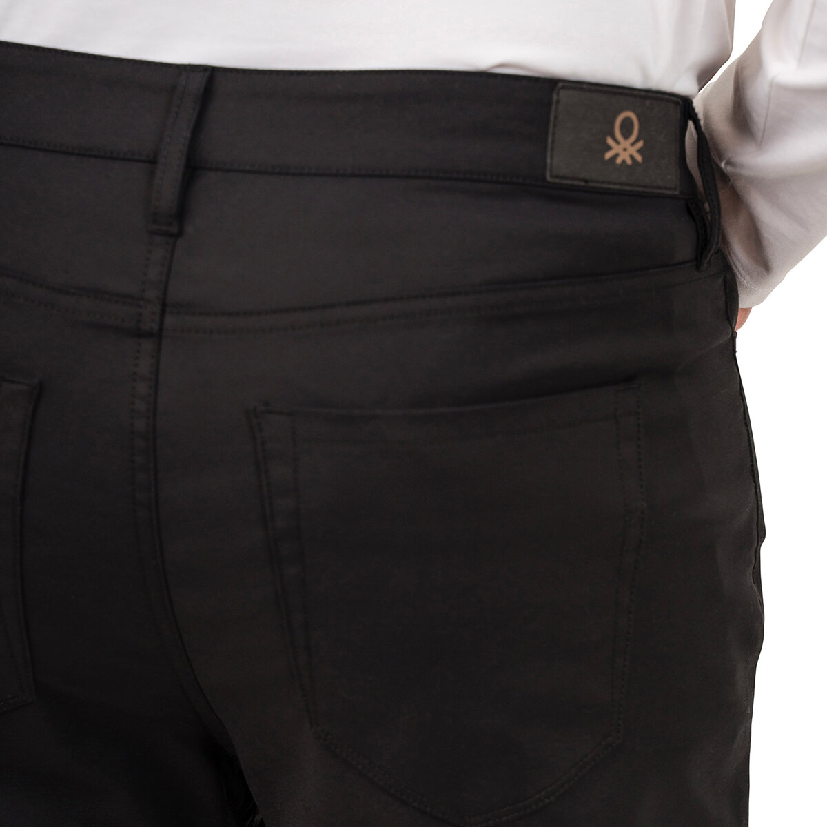 United Colors of Benetton Pantalones para Caballero Negro 36 x 32
