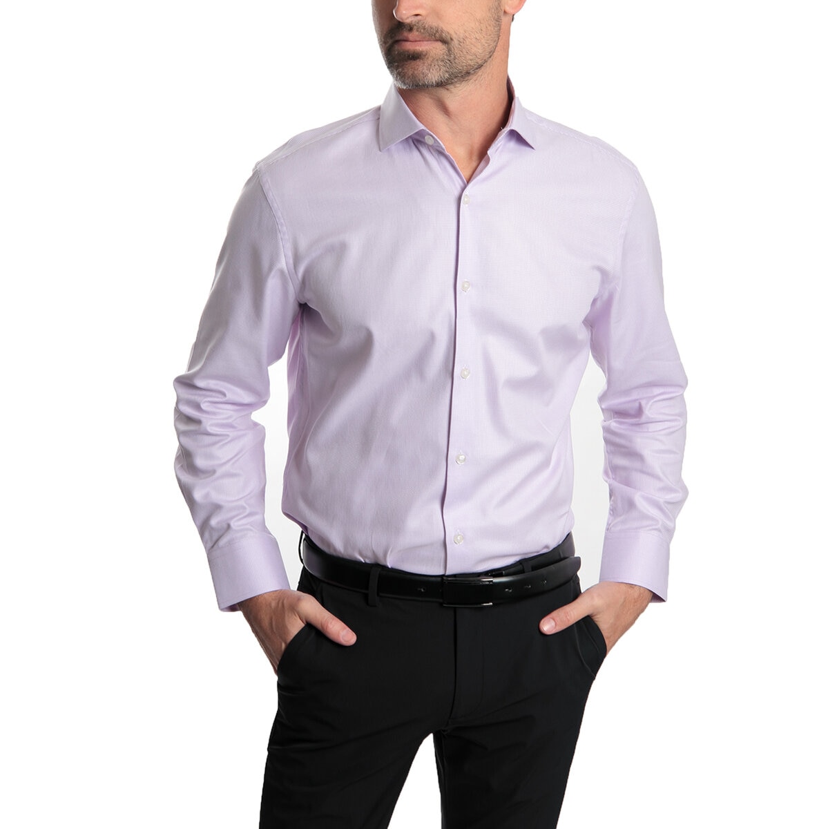 Ted Baker Camisa para Caballero Morado Cuello 16/16.5 Manga 32/33