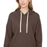 Buffalo David Bitton Sudadera para Dama Café Chica