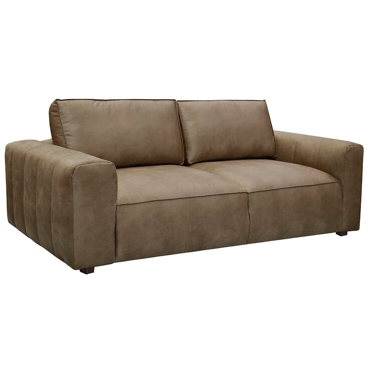 Muebles Liz, Gauss, Loveseat Color Café