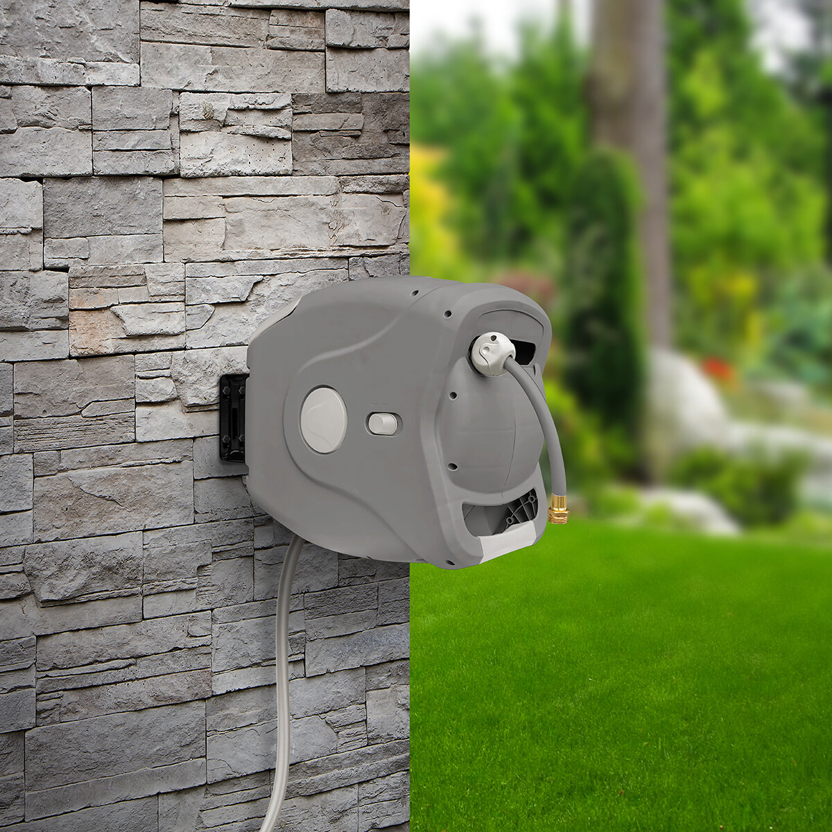 Sunneday, Manguera con Carrete Retráctil 30 mts Sunneday, Manguera con Carrete Retráctil 30 mts