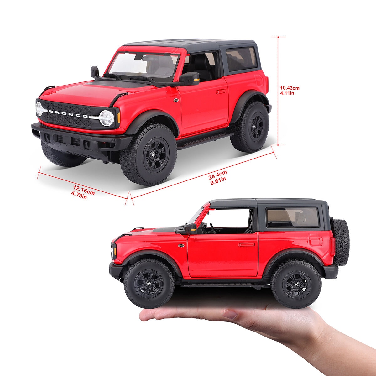 Maisto Autos de Colección Escala 1:18 - 2021 Ford Bronco Maisto Autos de Colección Escala 1:18 - 2021 Ford Bronco