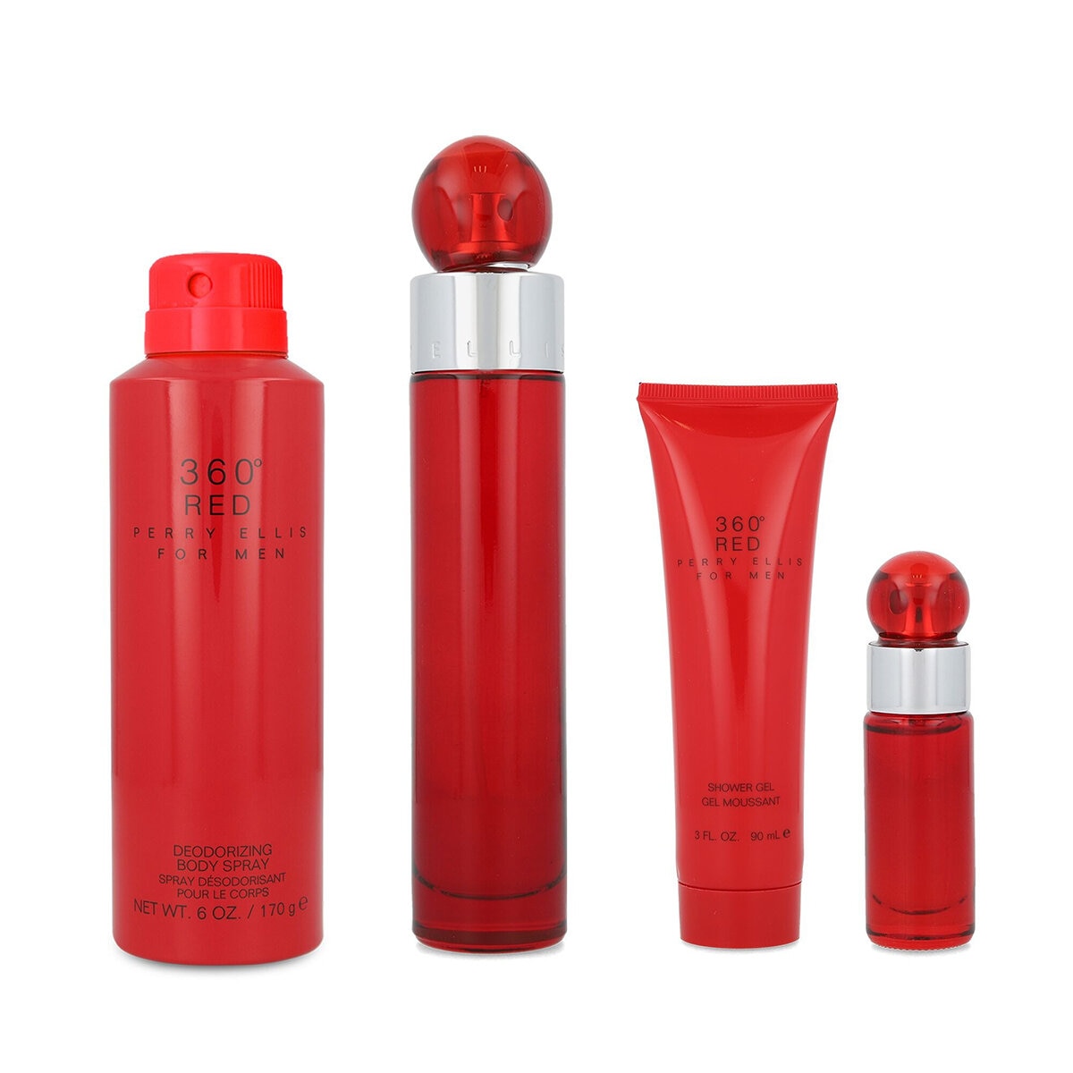 Perry Ellis 360° Red Set 4 Pzas