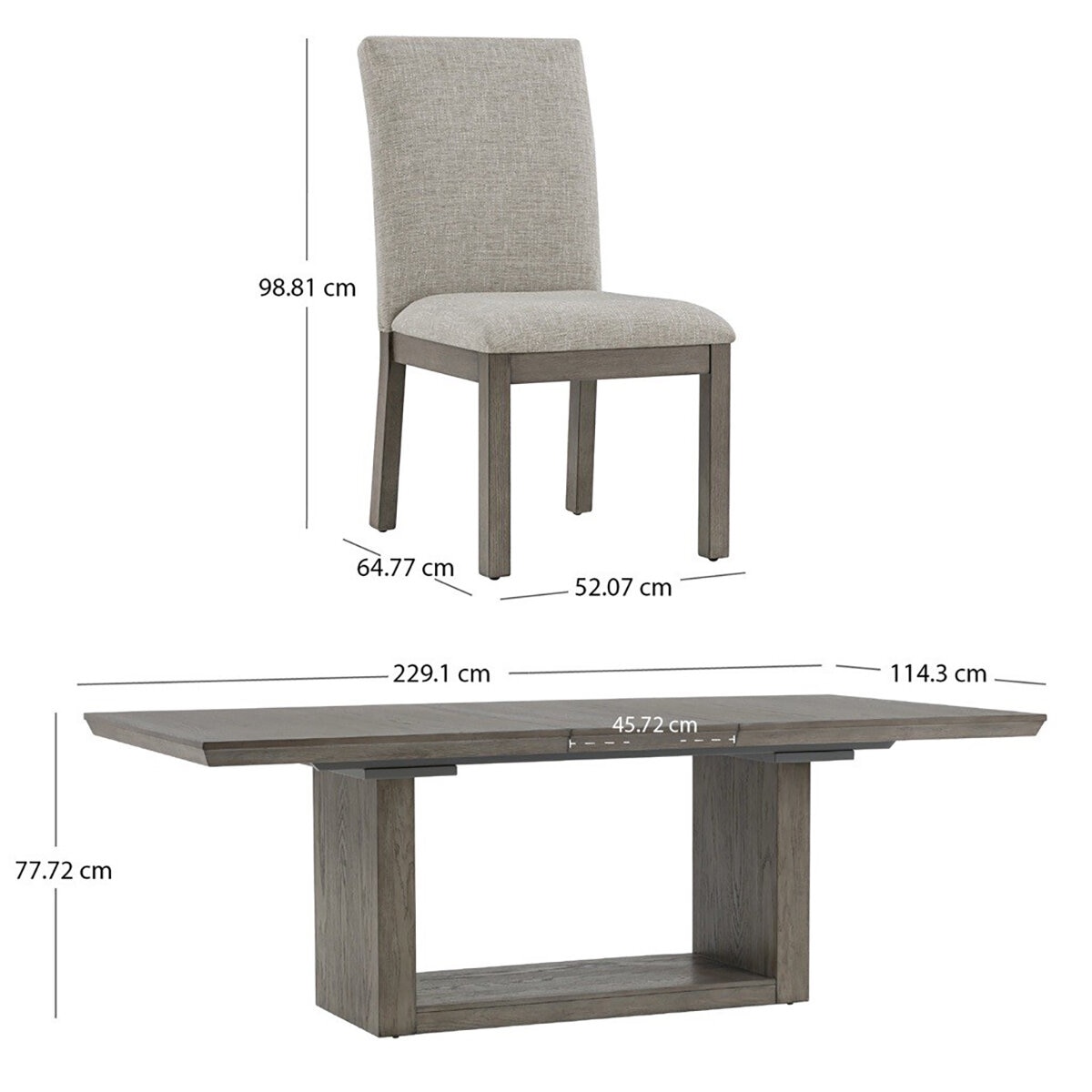 Goodwin, Juego de Comedor 7 piezas