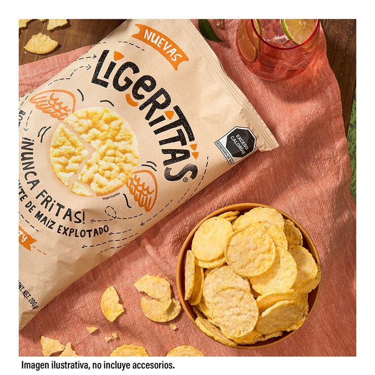 Ligerittas Botana de Maíz 600 g