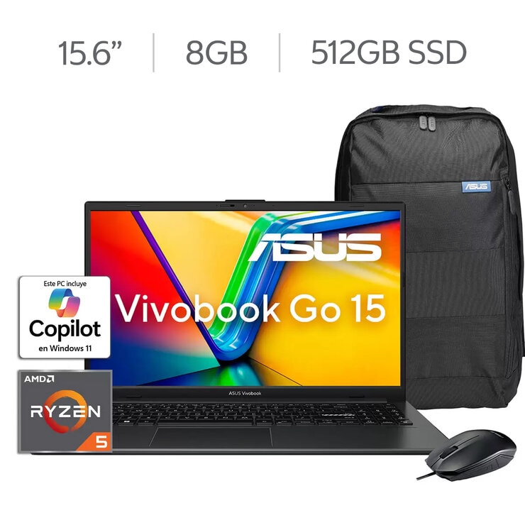 ASUS Vivobook Go Laptop 15.6