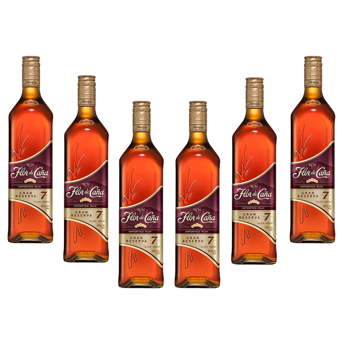 Flor de Caña 7 años ron 6/750ml