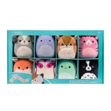 Squishmallows Set de 8 Muñecos de Peluche de 12.7 cm- Colección Animales de Otoño