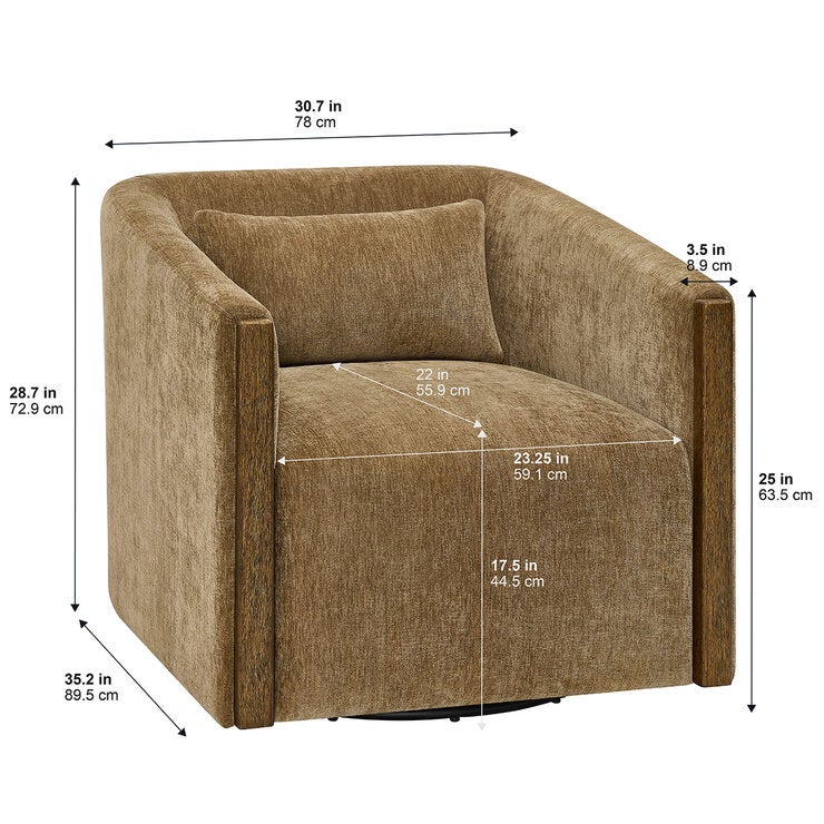 Thomasville, Barrel, Sillón Giratorio Thomasville, Barrel, Sillón Giratorio