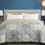 Seasons Collection Colcha Con Relleno Alternativo Tamaño Queen PATCHWORK KHAKI