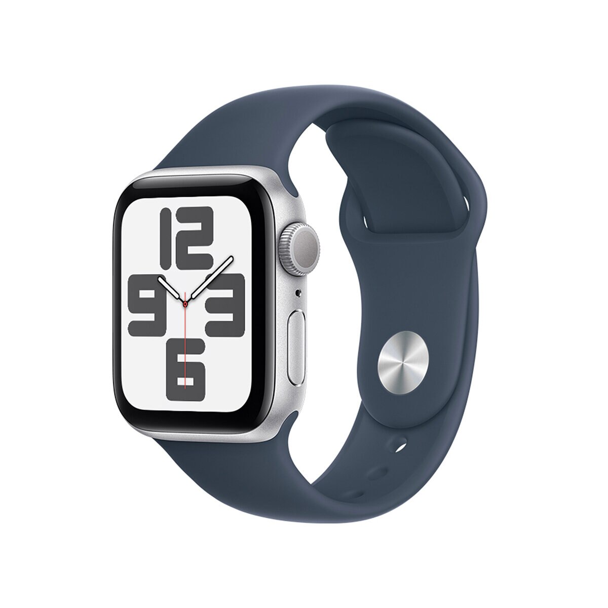 Apple Watch SE (GPS) Caja de aluminio medianoche 40mm con Correa deportiva azul tempestad