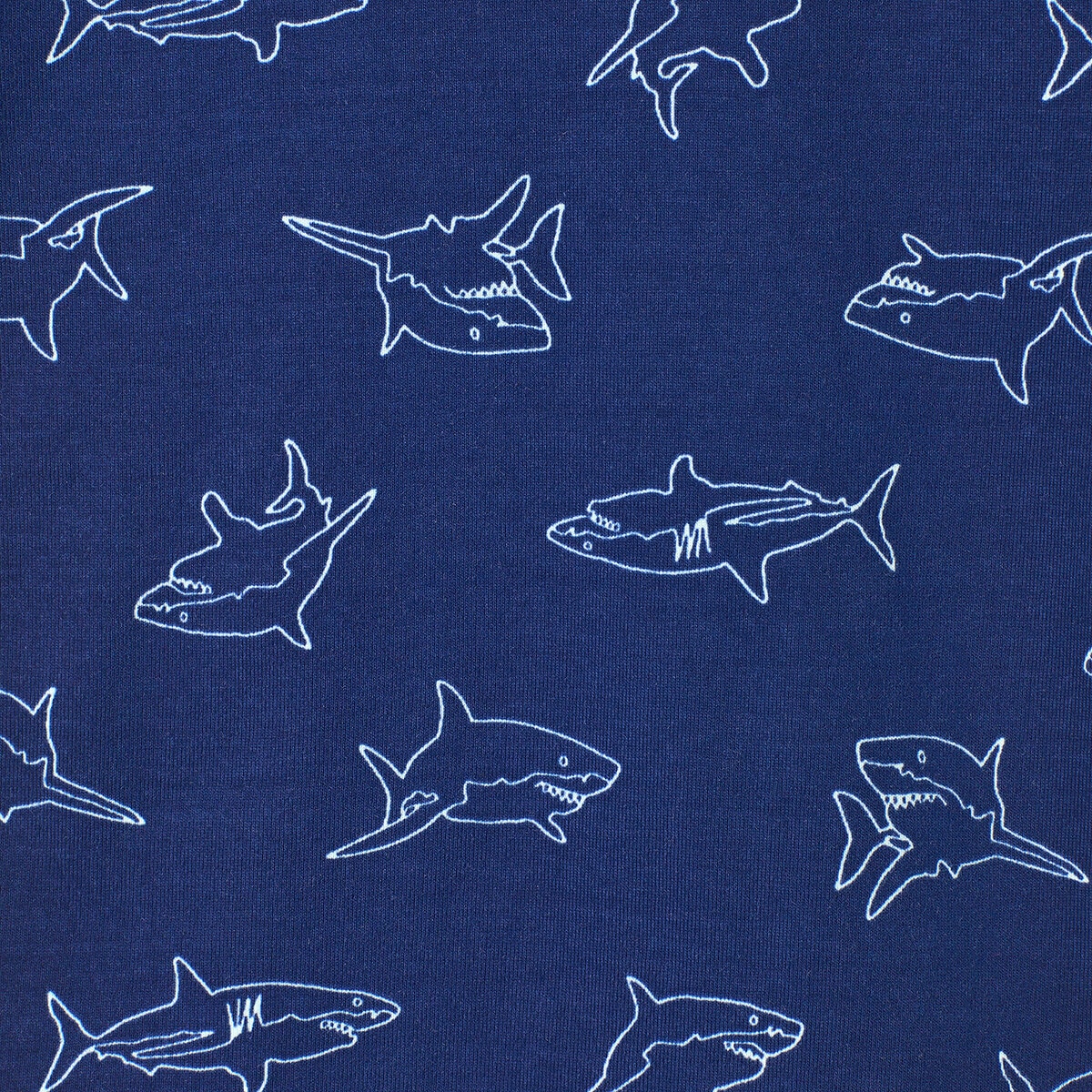Kirkland Signature Pijama para Niños y Niñas 4 piezas Tiburón 4 Años