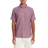 Weatherproof Vintage Camisa manga corta para Caballero Rojo Mediana