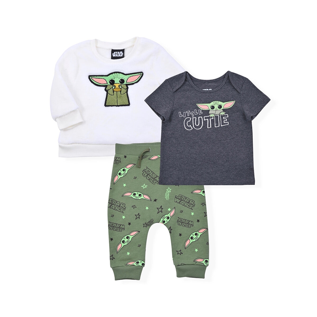 Star Wars Conjunto 3 piezas para Niños Baby Yoda Costco...